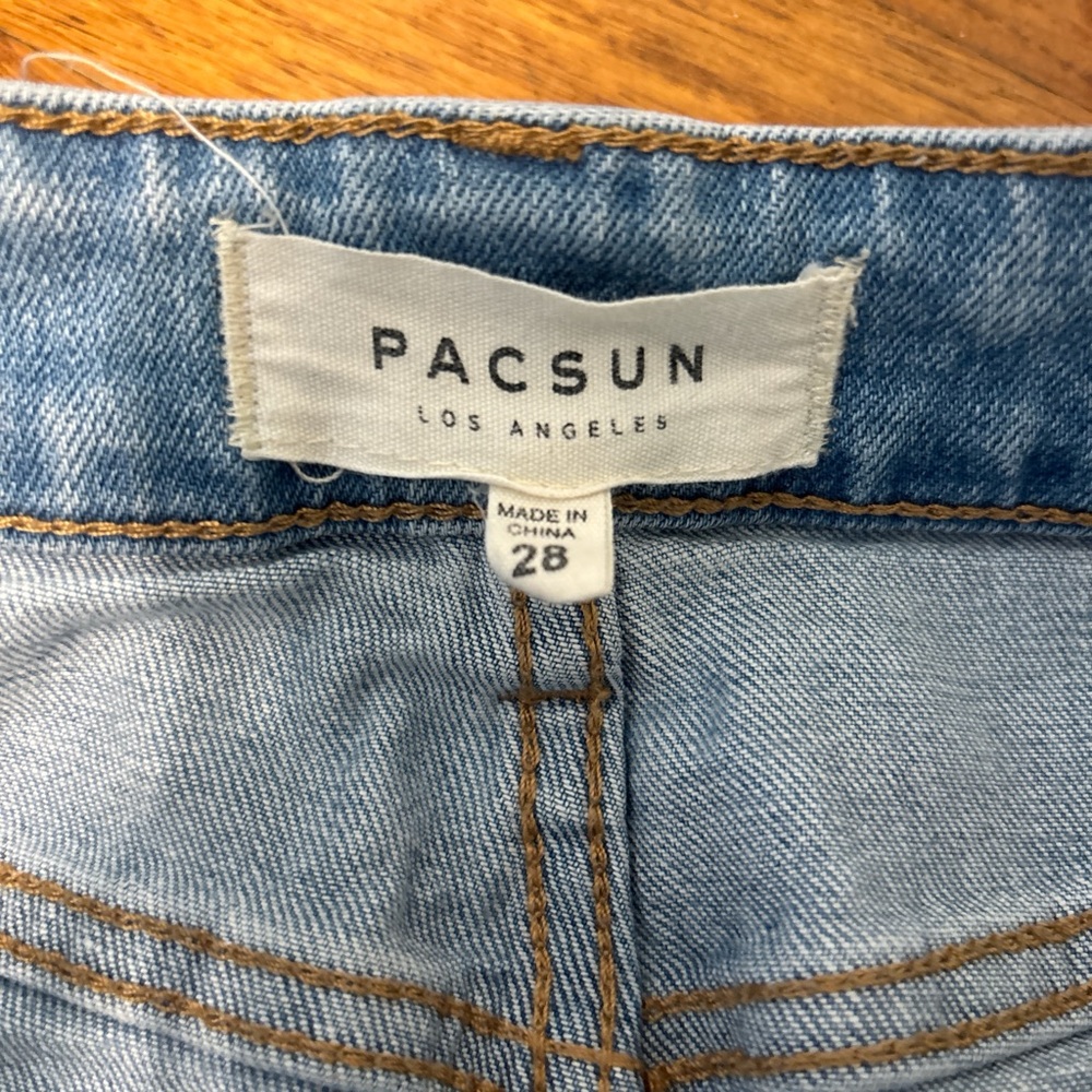 PacSun Sky Blue Denim Skirt